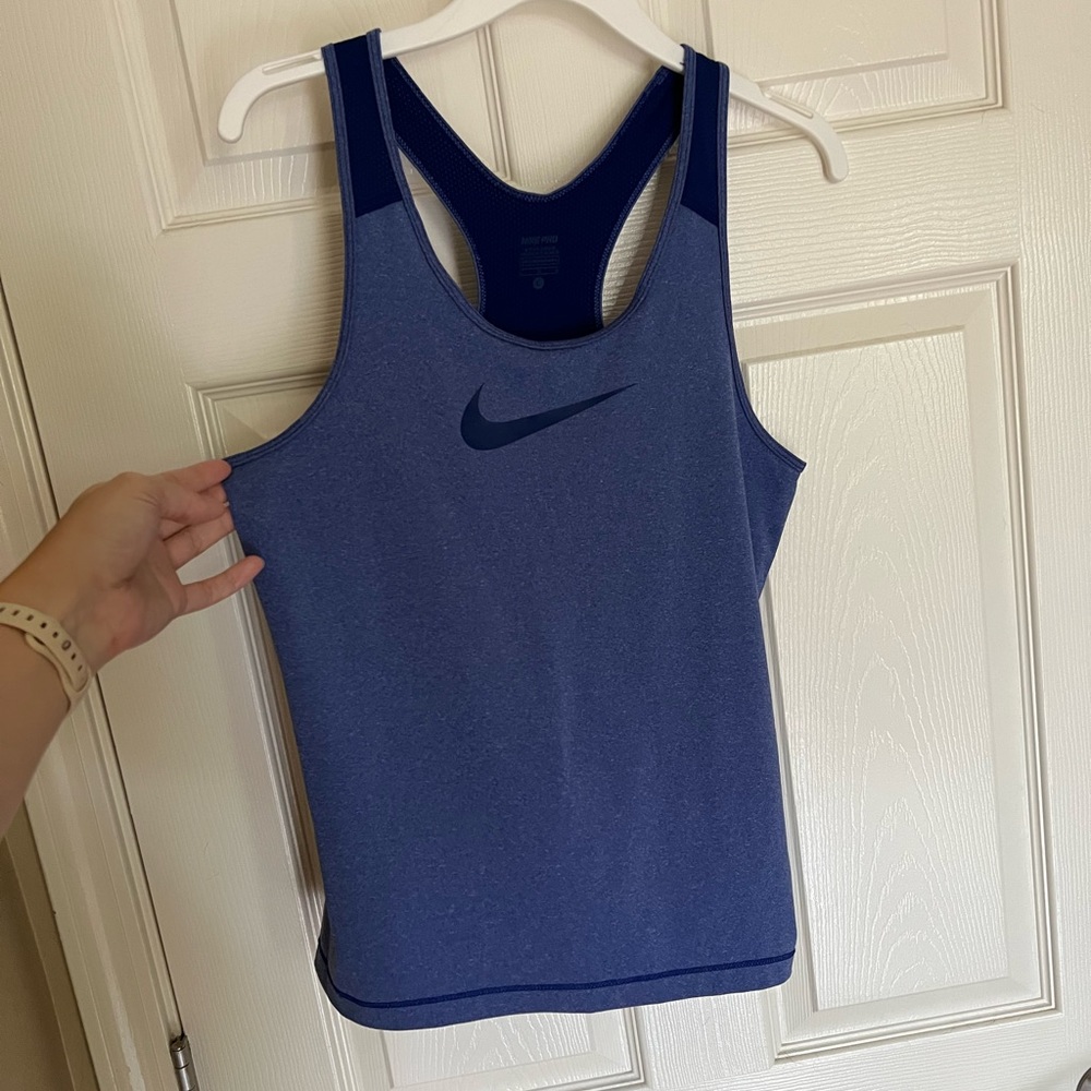 Nike blue workout tank